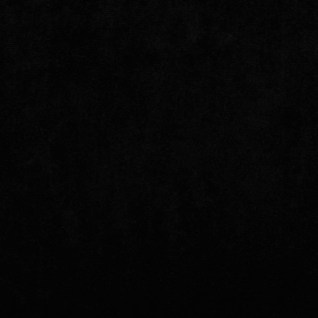 vidaXL Canapea pentru copii, negru, 100x54x33 cm, catifea vidaXL Canapea pentru copii, negru, 100x54x33 cm, catifea