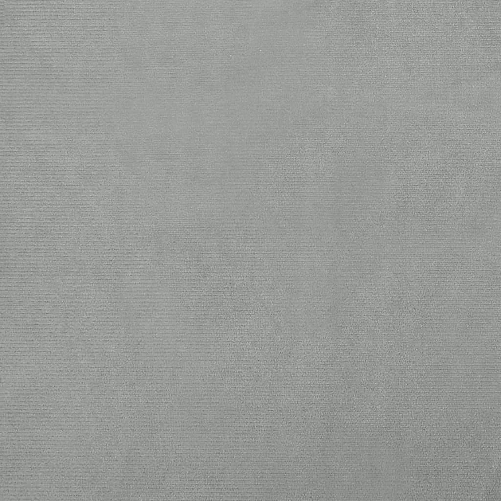 vidaXL Canapea pentru copii, gri deschis, 70x45x33 cm, catifea vidaXL Canapea pentru copii, gri deschis, 70x45x33 cm, catifea