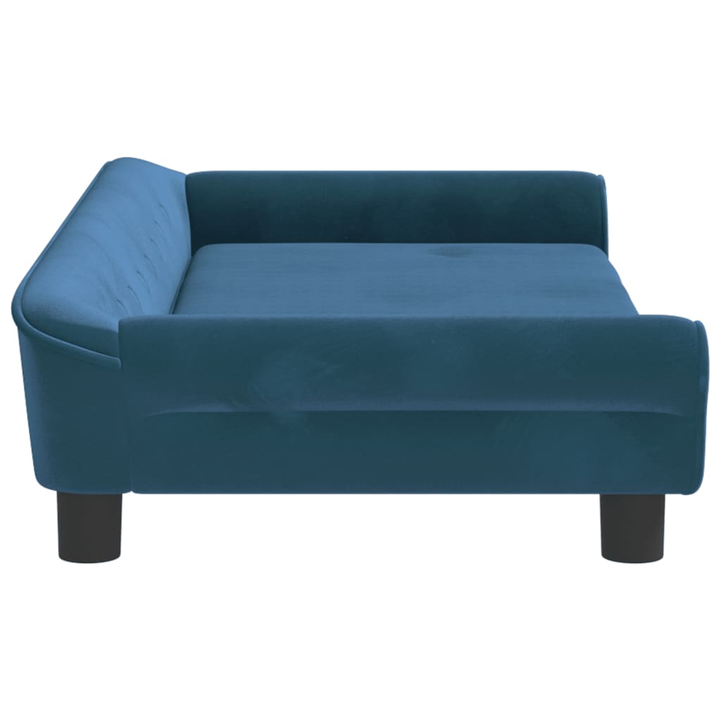 vidaXL Canapea pentru copii, albastru, 100x50x26 cm, catifea vidaXL Canapea pentru copii, albastru, 100x50x26 cm, catifea