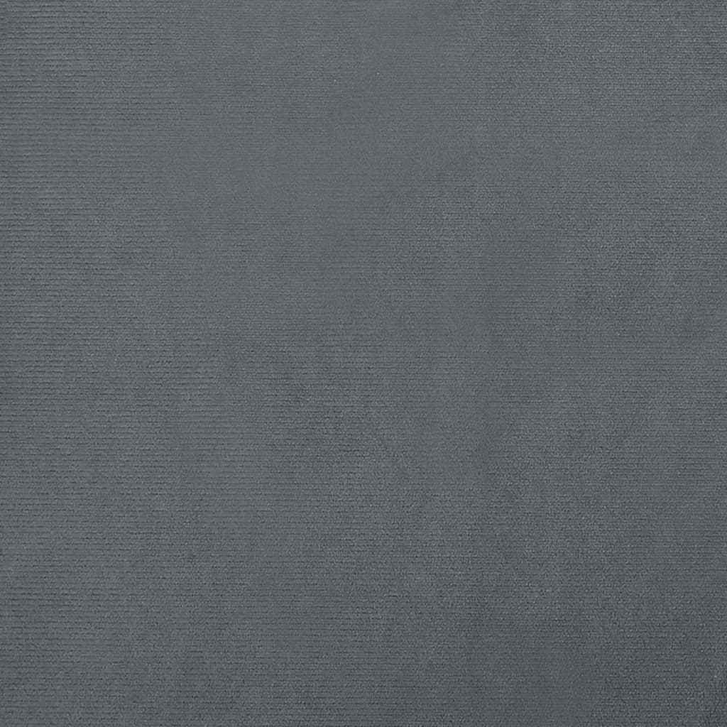 vidaXL Canapea pentru copii, gri închis, 100x50x26 cm, catifea vidaXL Canapea pentru copii, gri închis, 100x50x26 cm, catifea