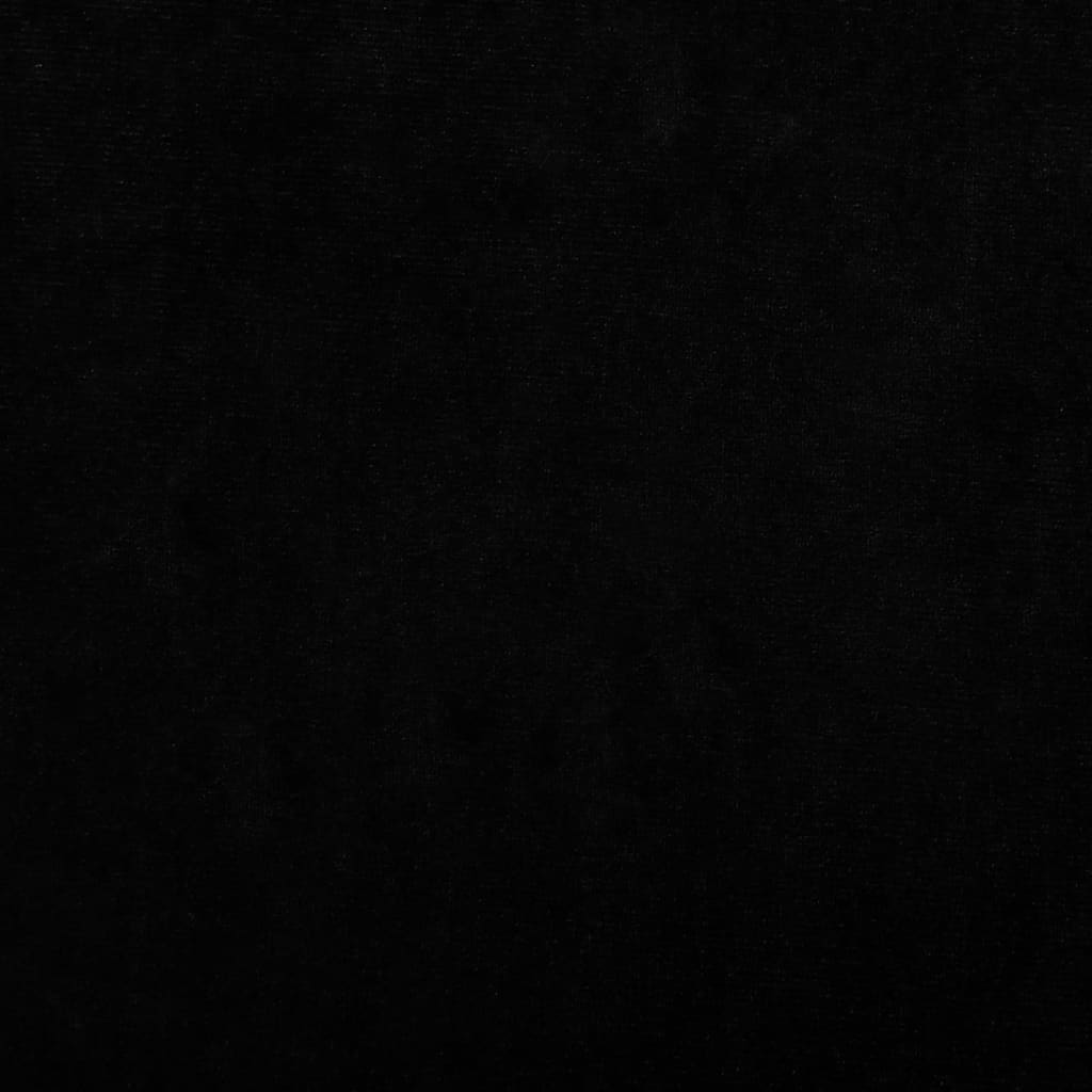 vidaXL Canapea pentru copii, negru, 100x50x26 cm, catifea vidaXL Canapea pentru copii, negru, 100x50x26 cm, catifea