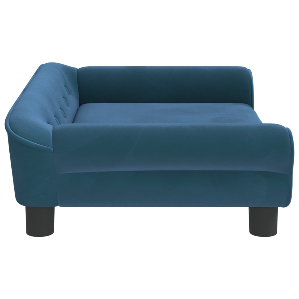 vidaXL Canapea pentru copii, albastru, 70x45x26 cm, catifea vidaXL Canapea pentru copii, albastru, 70x45x26 cm, catifea