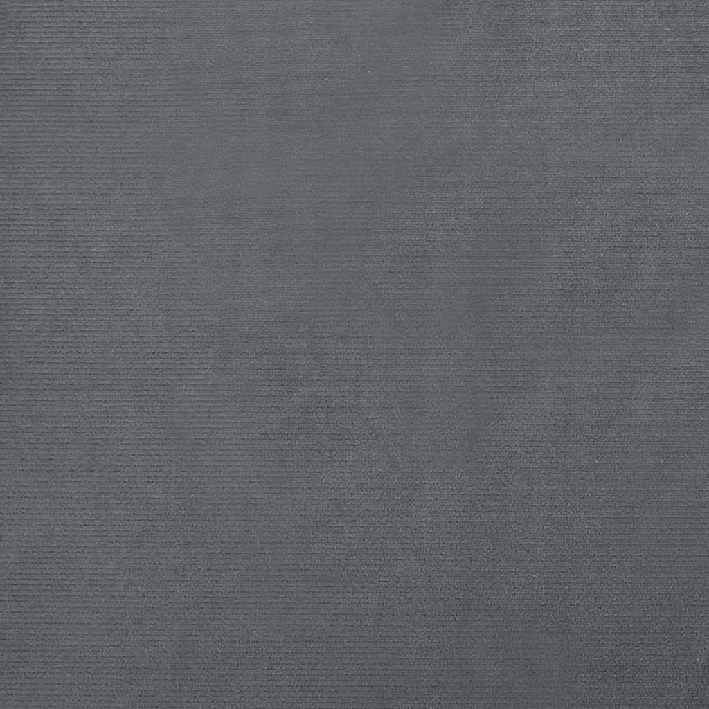 vidaXL Canapea pentru copii, gri închis, 70x45x26 cm, catifea vidaXL Canapea pentru copii, gri închis, 70x45x26 cm, catifea