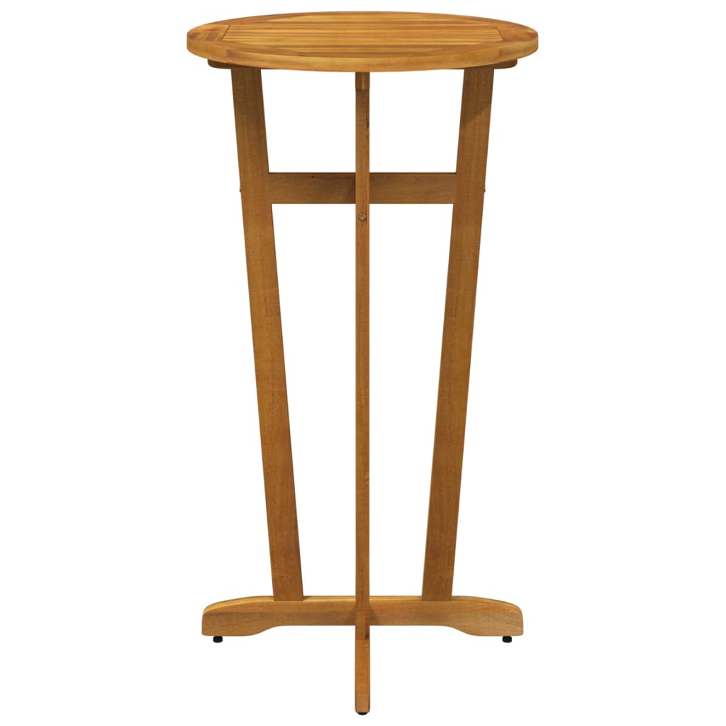 vidaXL Masă de bar de grădină, Ø60x105 cm, lemn masiv de acacia vidaXL Masă de bar de grădină, Ø60x105 cm, lemn masiv de acacia