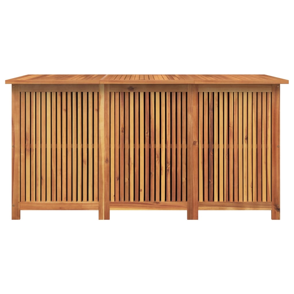 vidaXL Ladă depozitare pentru grădină 150x80x75 cm lemn masiv acacia vidaXL Ladă depozitare pentru grădină 150x80x75 cm lemn masiv acacia