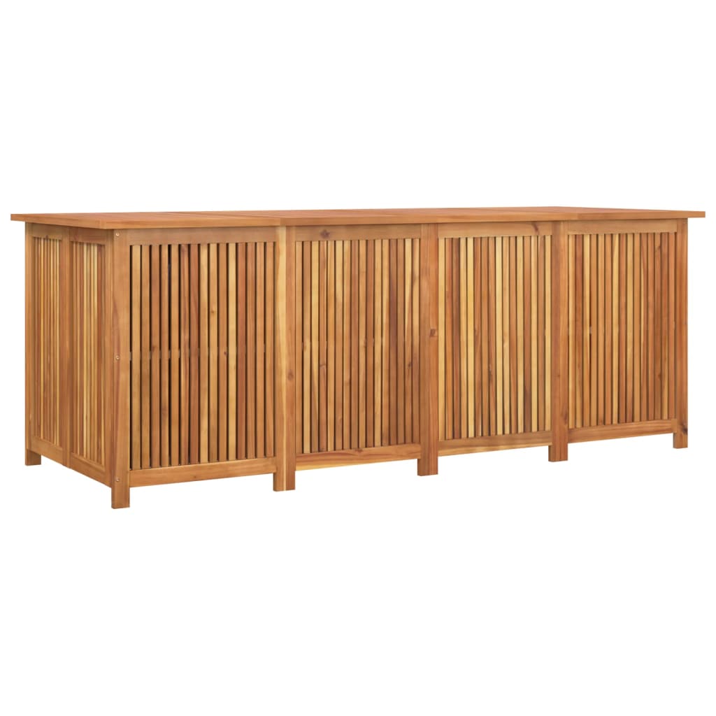 vidaXL Ladă depozitare grădină, 200x80x75 cm, lemn masiv de acacia vidaXL Ladă depozitare grădină, 200x80x75 cm, lemn masiv de acacia