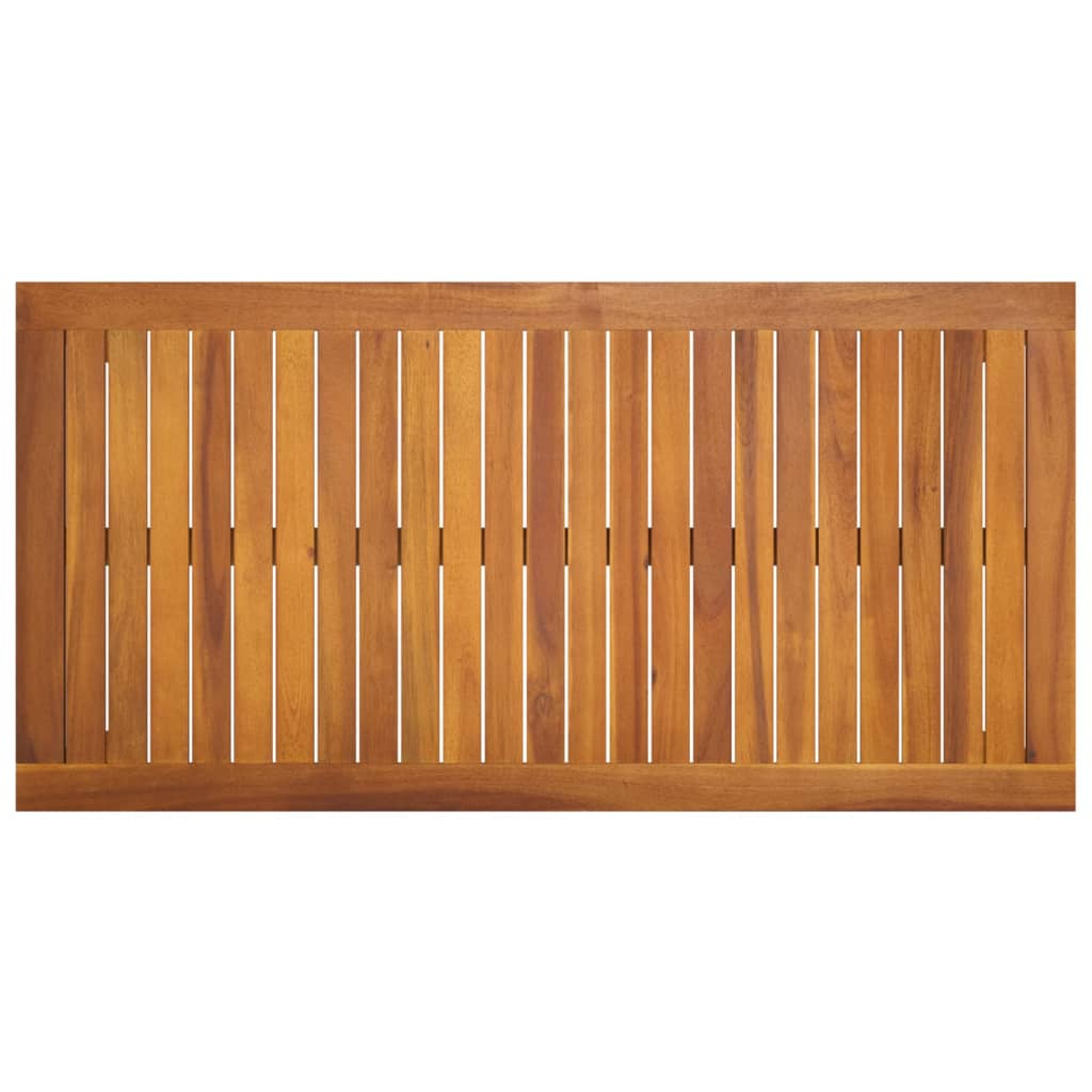 vidaXL Masă de grădină, 110x55x67 cm, lemn masiv de acacia