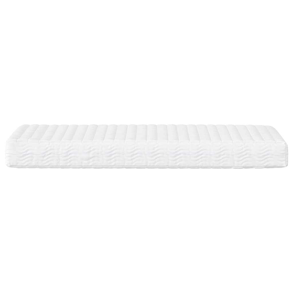 vidaXL Pat de zi cu saltea, negru, 90x200 cm, textil