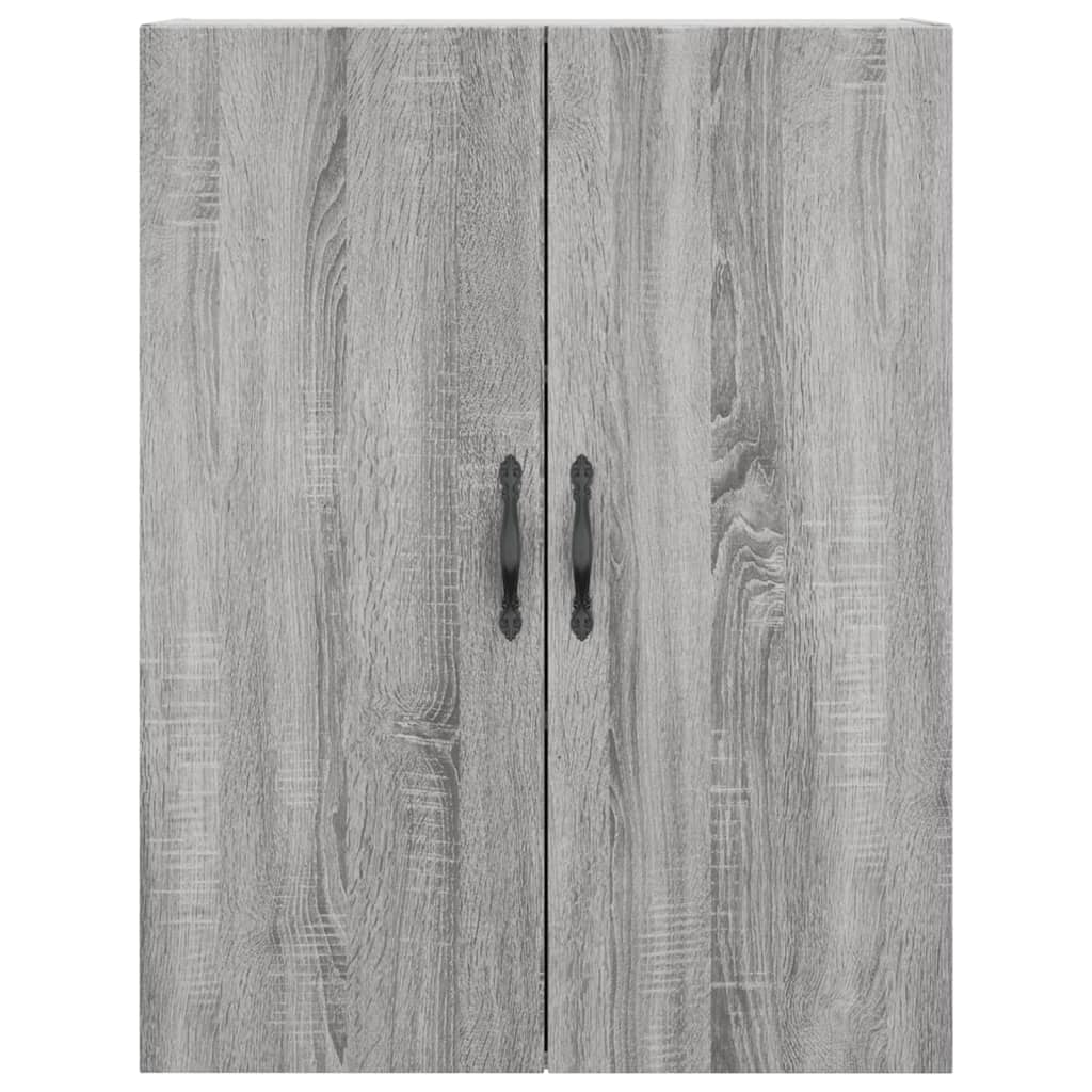vidaXL Dulap înalt, gri sonoma, 69,5x34x180 cm, lemn compozit