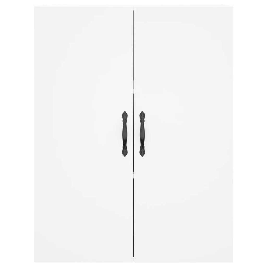 vidaXL Dulap înalt, alb, 69,5x34x180 cm, lemn compozit