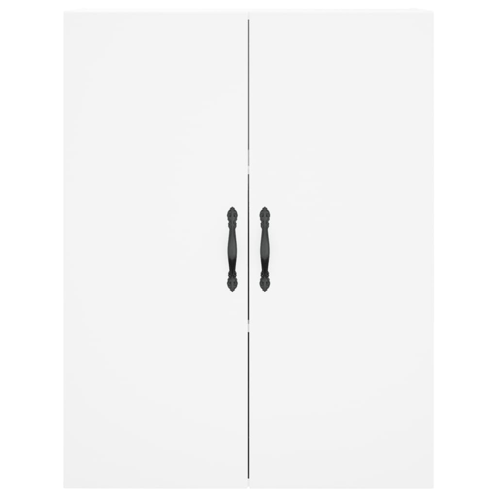 vidaXL Dulap înalt, alb, 69,5x34x180 cm, lemn compozit