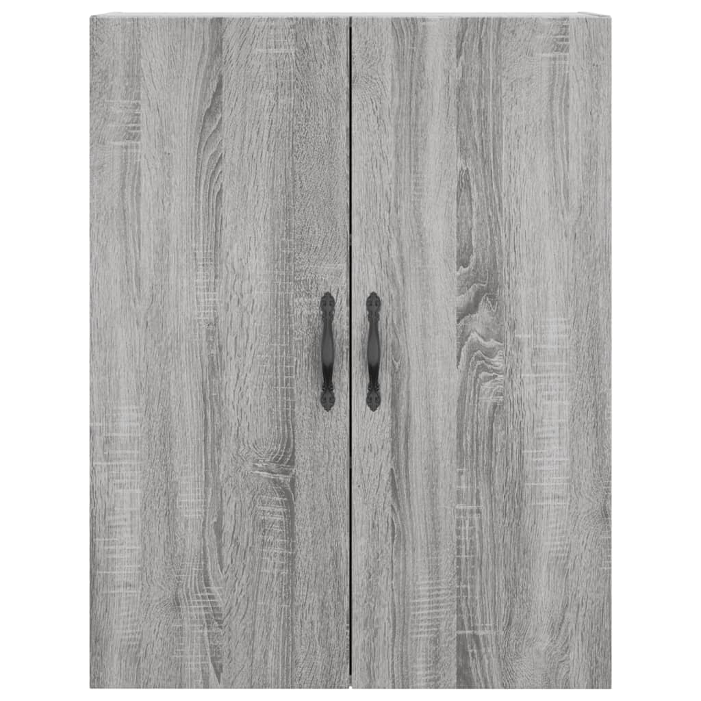 vidaXL Dulap înalt, gri sonoma, 69,5x34x180 cm, lemn compozit
