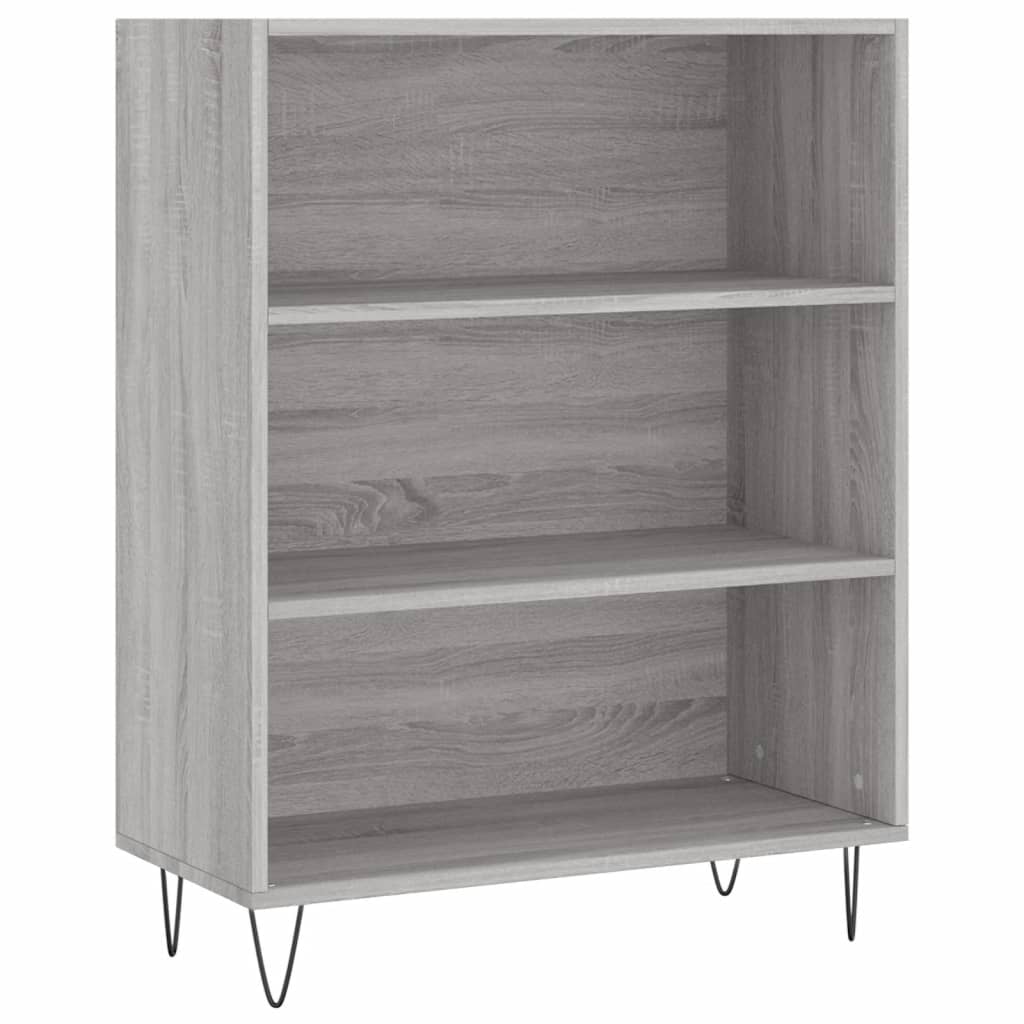 vidaXL Dulap înalt, gri sonoma, 69,5x34x180 cm, lemn compozit