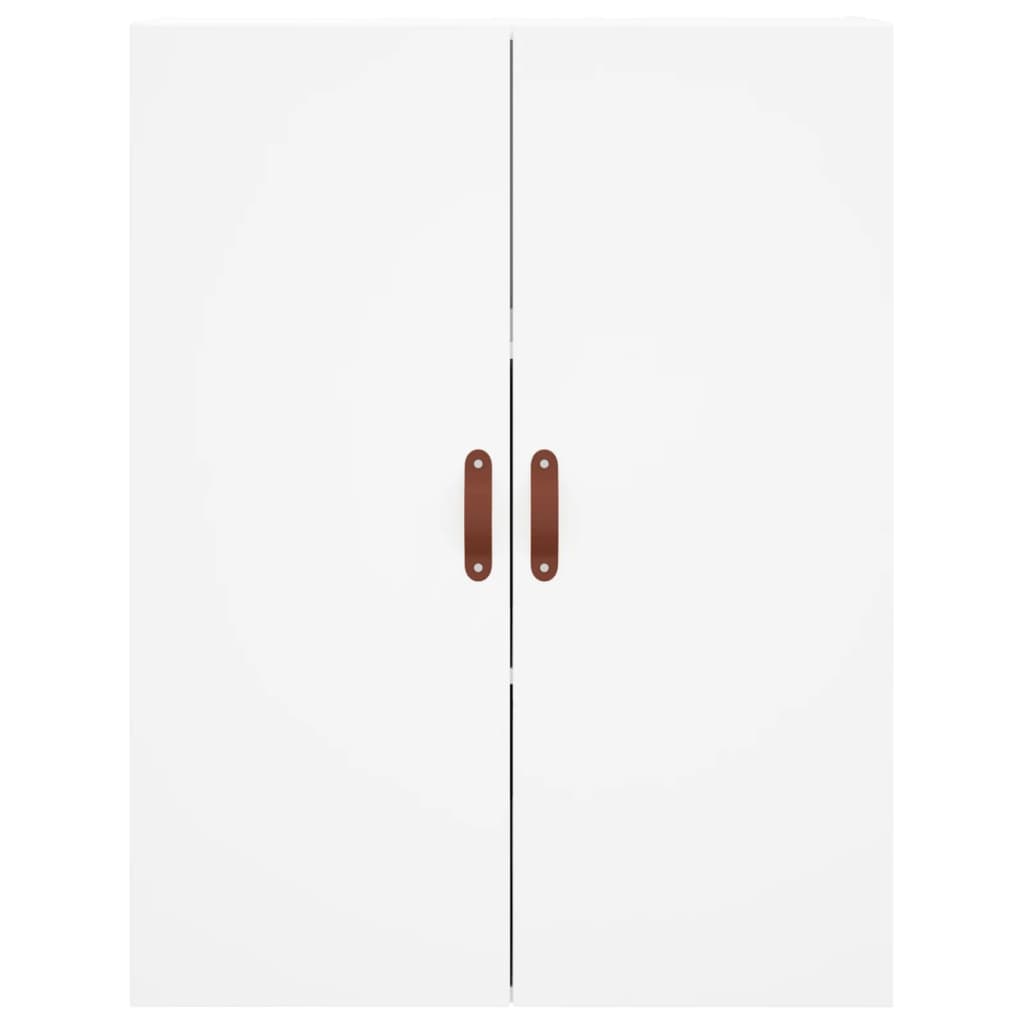 vidaXL Dulap înalt, alb, 69,5x34x180 cm, lemn compozit vidaXL Dulap înalt, alb, 69,5x34x180 cm, lemn compozit