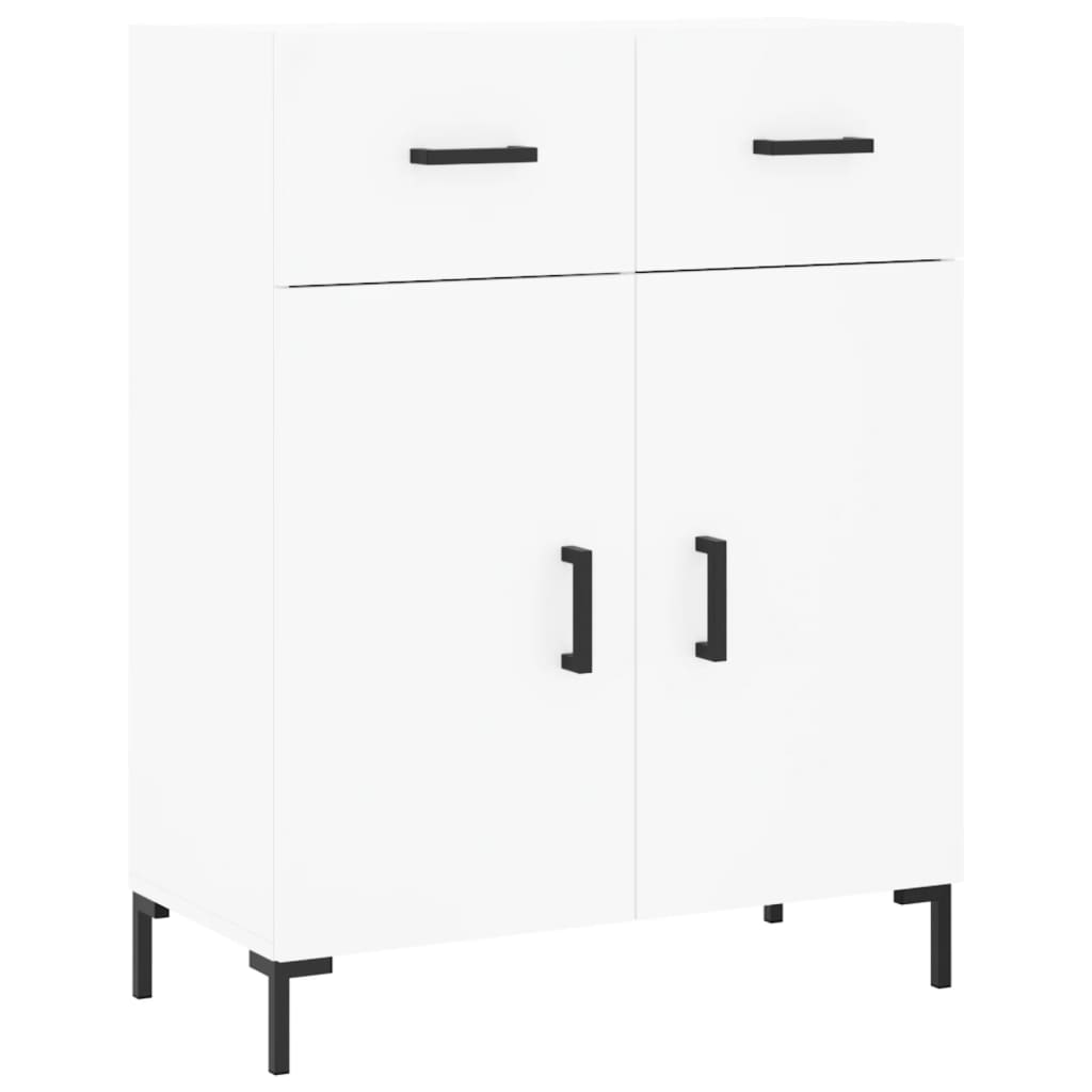 vidaXL Dulap înalt, alb, 69,5x34x180 cm, lemn compozit
