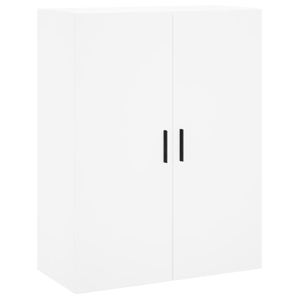 vidaXL Dulap înalt, alb, 69,5x34x180 cm, lemn compozit