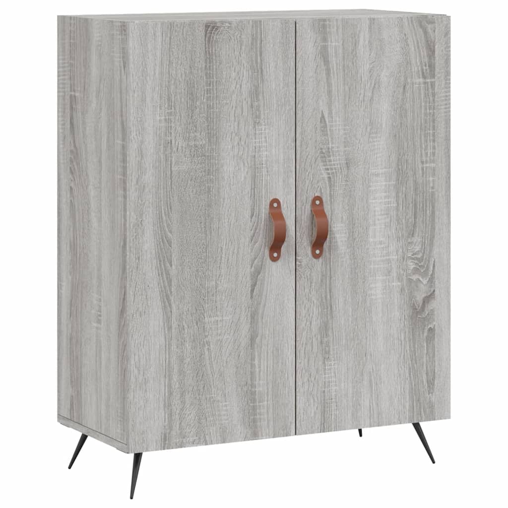 vidaXL Dulap înalt, gri sonoma, 69,5x34x180 cm, lemn compozit