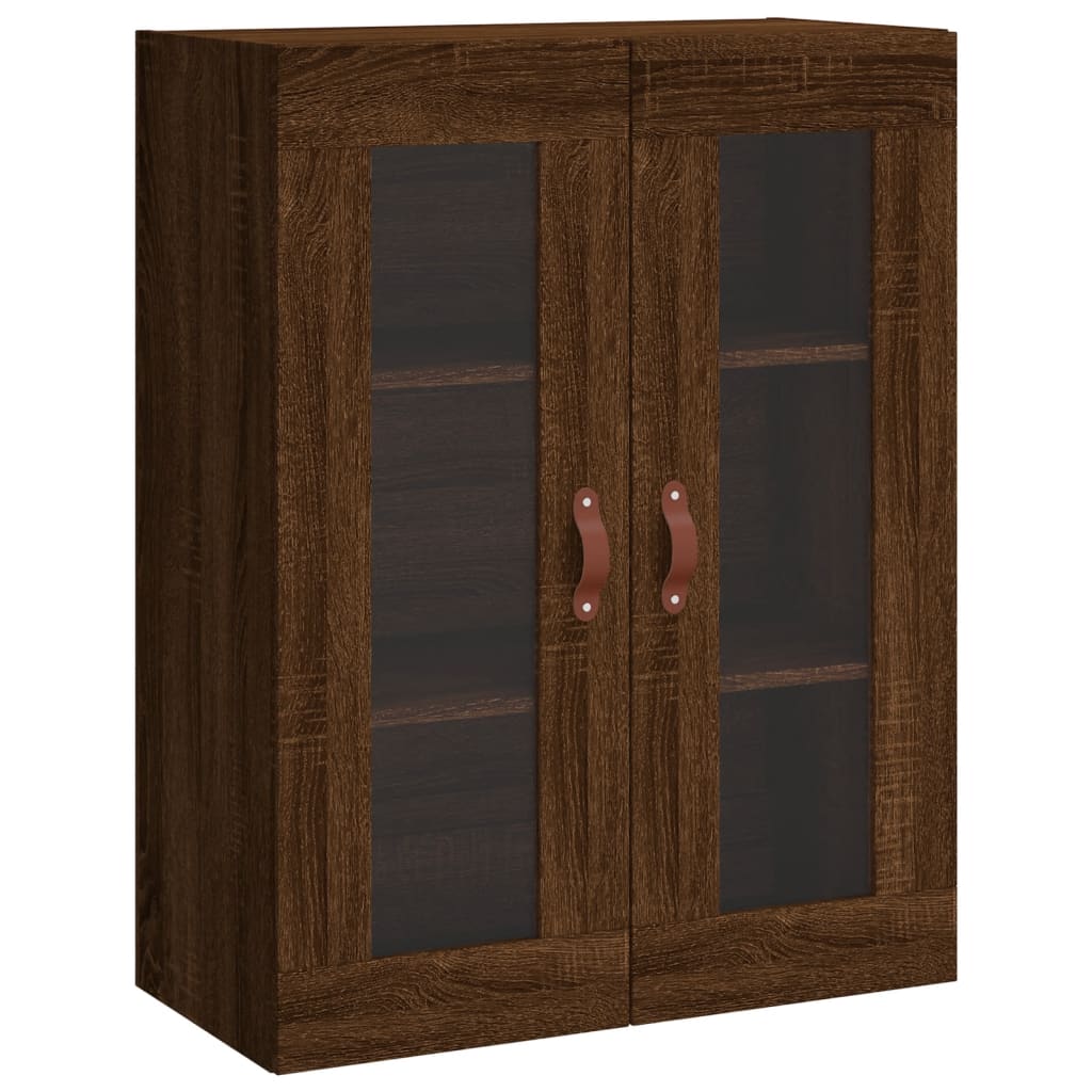 vidaXL Dulap înalt, stejar maro, 69,5x34x180 cm, lemn compozit vidaXL Dulap înalt, stejar maro, 69,5x34x180 cm, lemn compozit