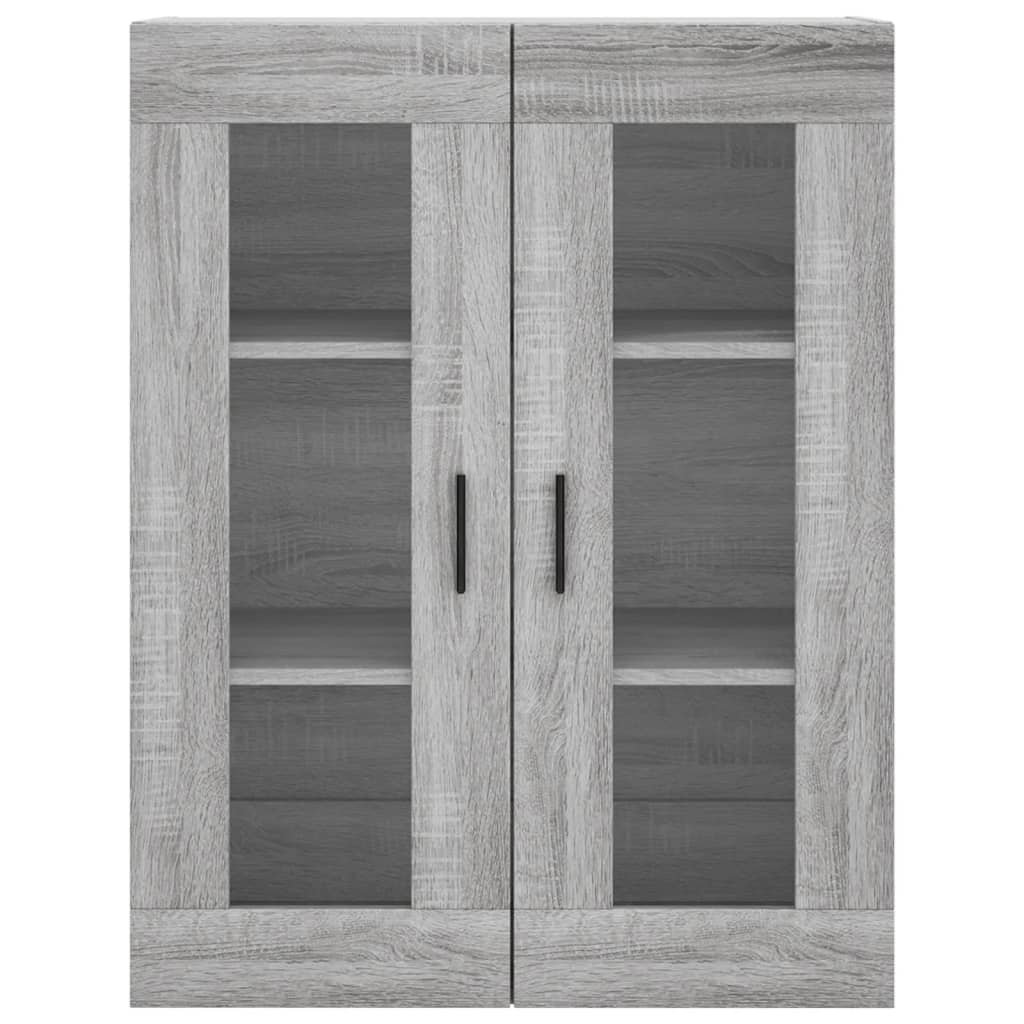 vidaXL Dulap înalt, gri sonoma, 69,5x34x180 cm, lemn compozit