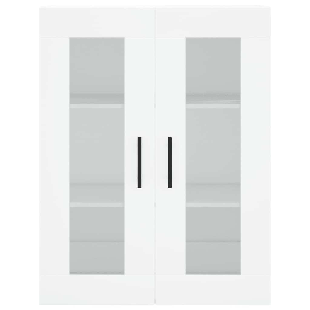 vidaXL Dulap înalt, alb, 69,5x34x180 cm, lemn compozit