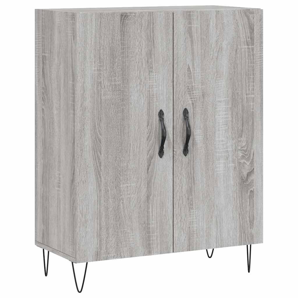 vidaXL Dulap înalt, gri sonoma, 69,5x34x180 cm, lemn compozit