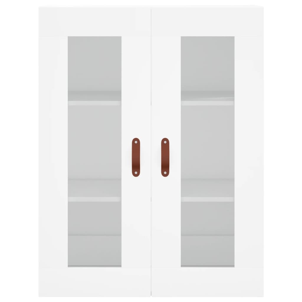 vidaXL Dulap înalt, alb, 69,5x34x180 cm, lemn compozit