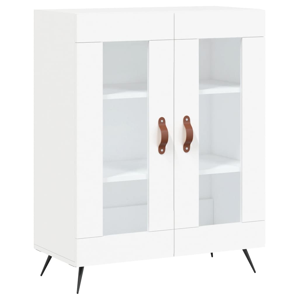 vidaXL Dulap înalt, alb, 69,5x34x180 cm, lemn compozit