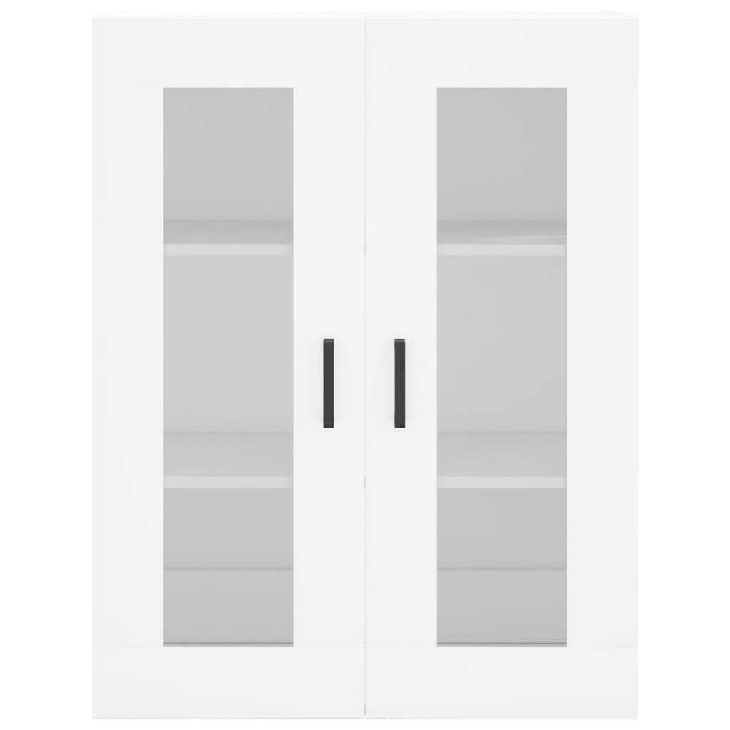 vidaXL Dulap înalt, alb, 69,5x34x180 cm, lemn compozit