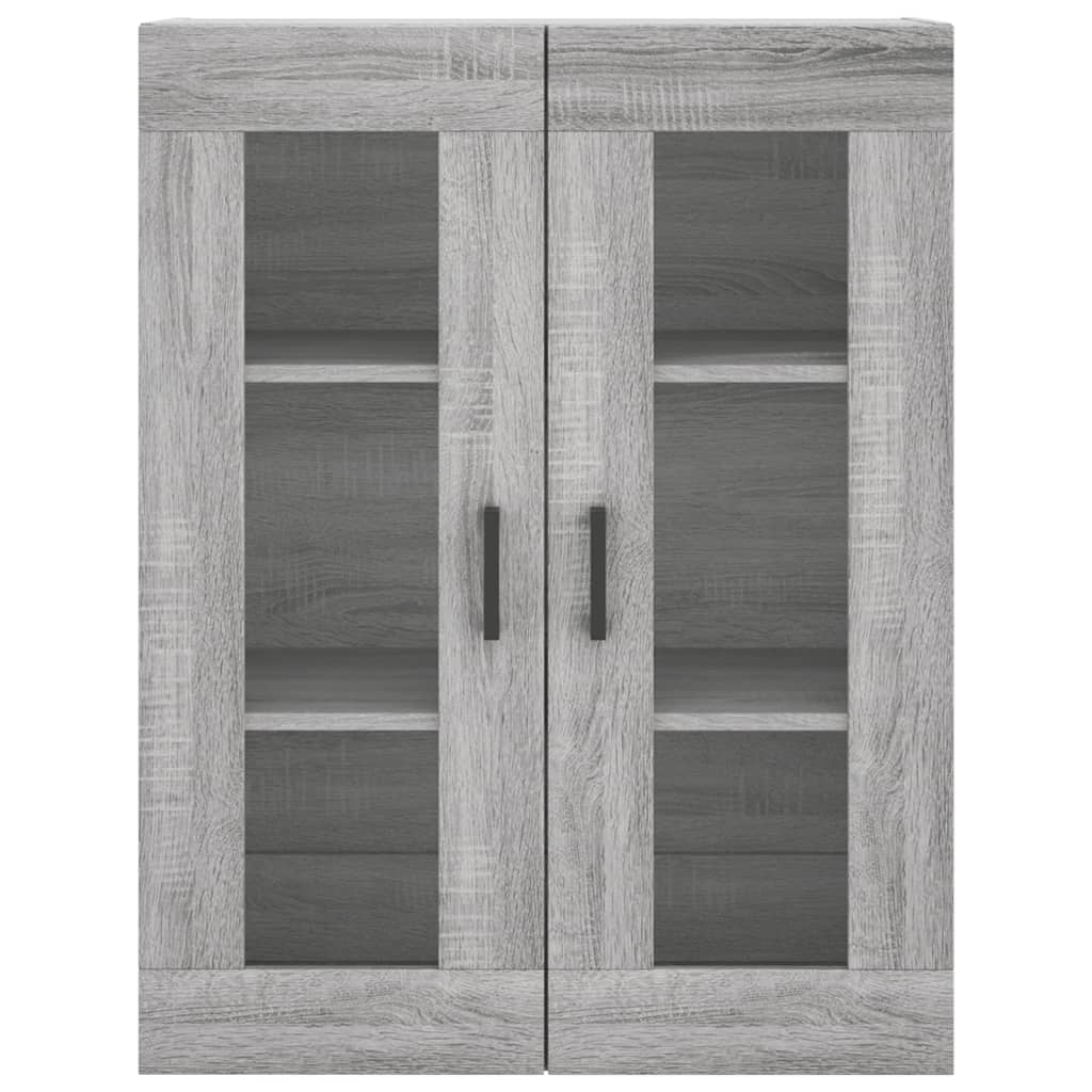 vidaXL Dulap înalt, gri sonoma, 69,5x34x180 cm, lemn compozit