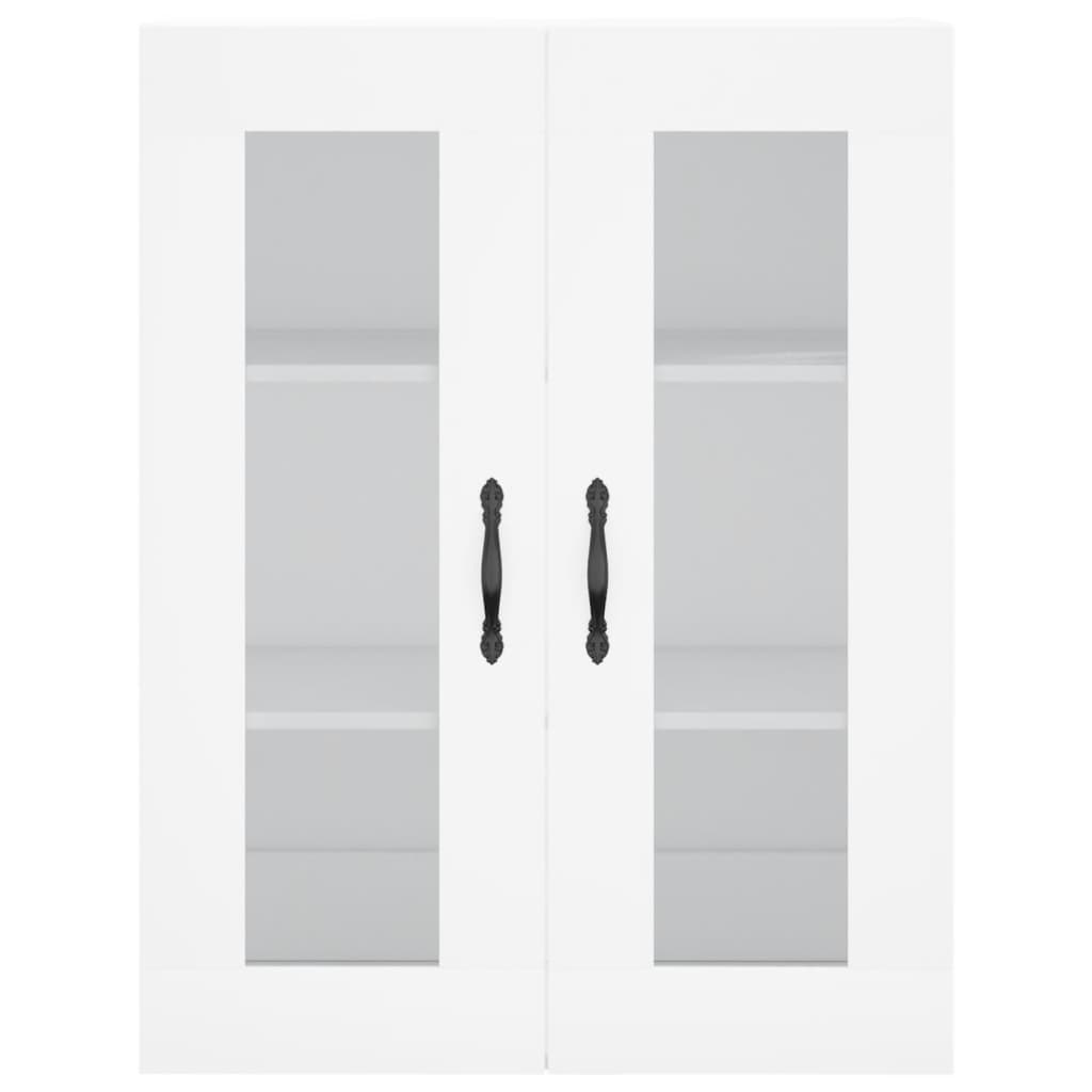 vidaXL Dulap înalt, alb, 69,5x34x180 cm, lemn compozit vidaXL Dulap înalt, alb, 69,5x34x180 cm, lemn compozit