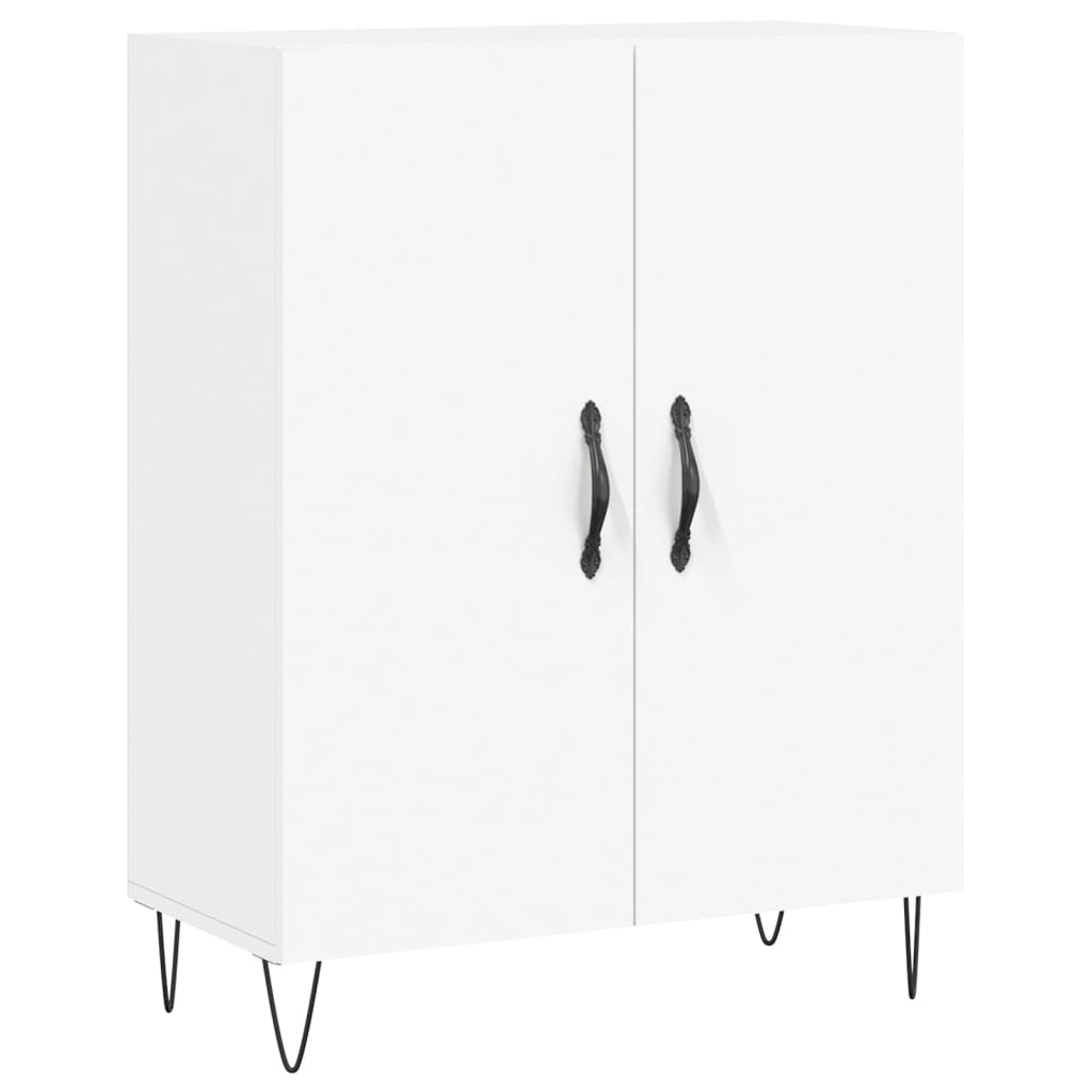vidaXL Dulap înalt, alb, 69,5x34x180 cm, lemn compozit vidaXL Dulap înalt, alb, 69,5x34x180 cm, lemn compozit
