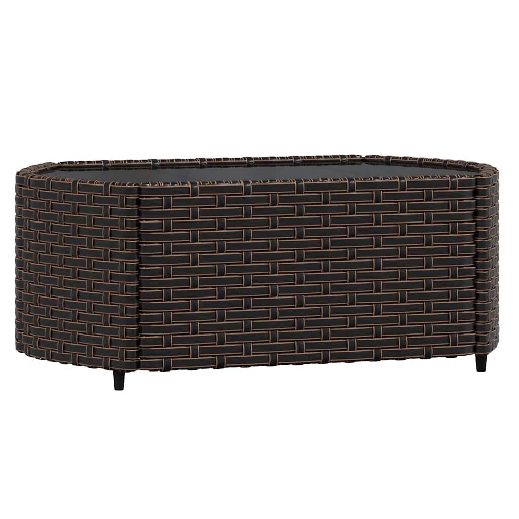 vidaXL Set mobilier de grădină cu perne, 3 piese, maro, poliratan vidaXL Set mobilier de grădină cu perne, 3 piese, maro, poliratan