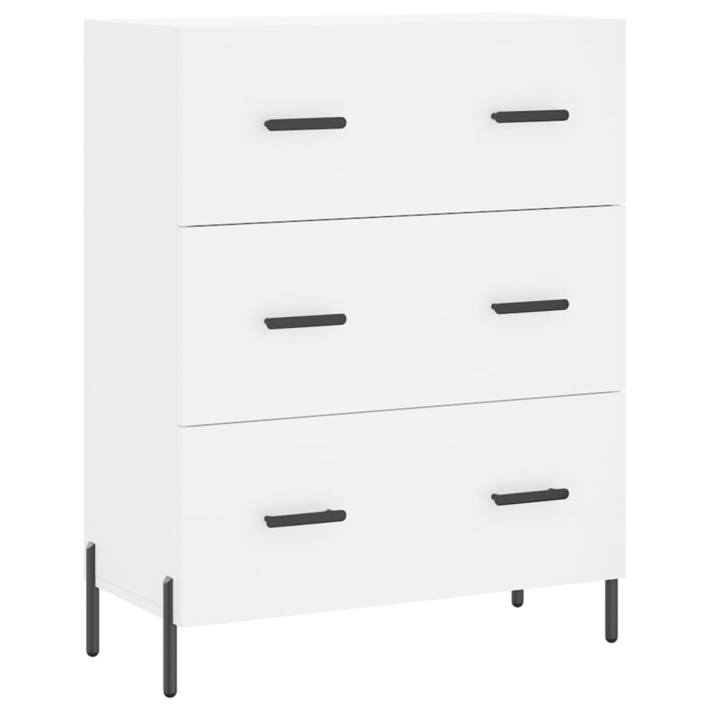 vidaXL Dulap înalt, alb, 69,5x34x180 cm, lemn compozit