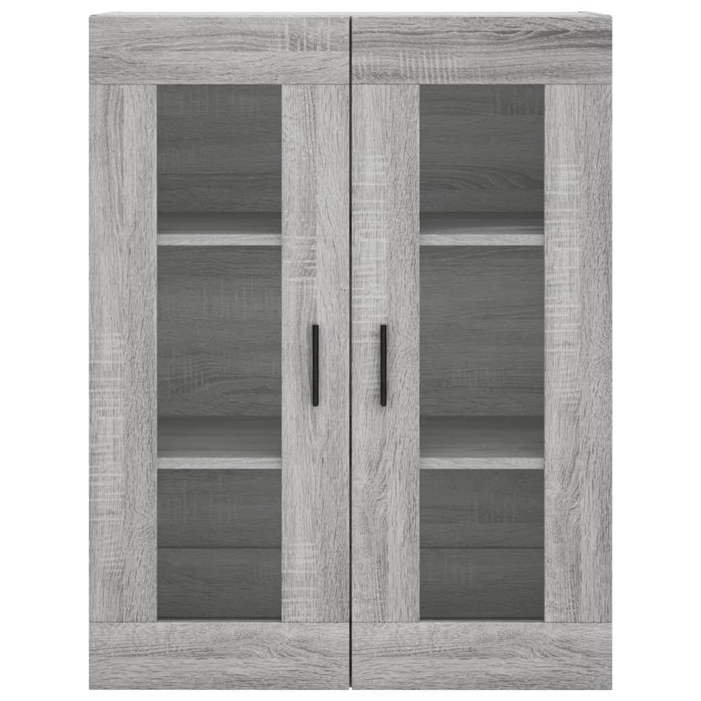 vidaXL Dulap înalt, gri sonoma, 69,5x34x180 cm, lemn compozit