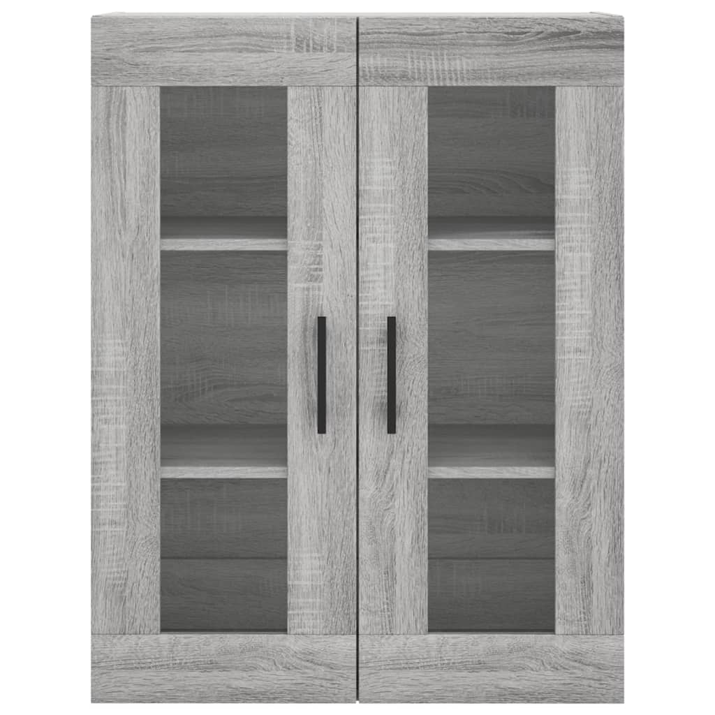 vidaXL Dulap înalt, gri sonoma, 69,5x34x180 cm, lemn compozit