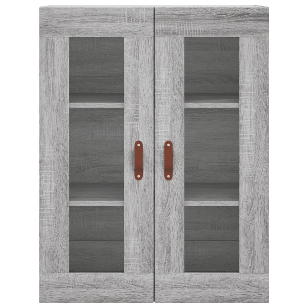 vidaXL Dulap înalt, gri sonoma, 69,5x34x180 cm, lemn compozit