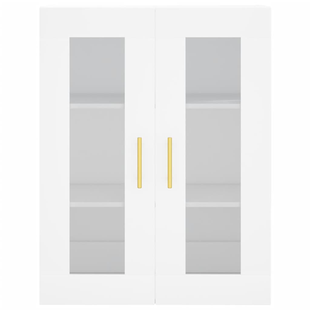 vidaXL Dulap înalt, alb, 69,5x34x180 cm, lemn compozit