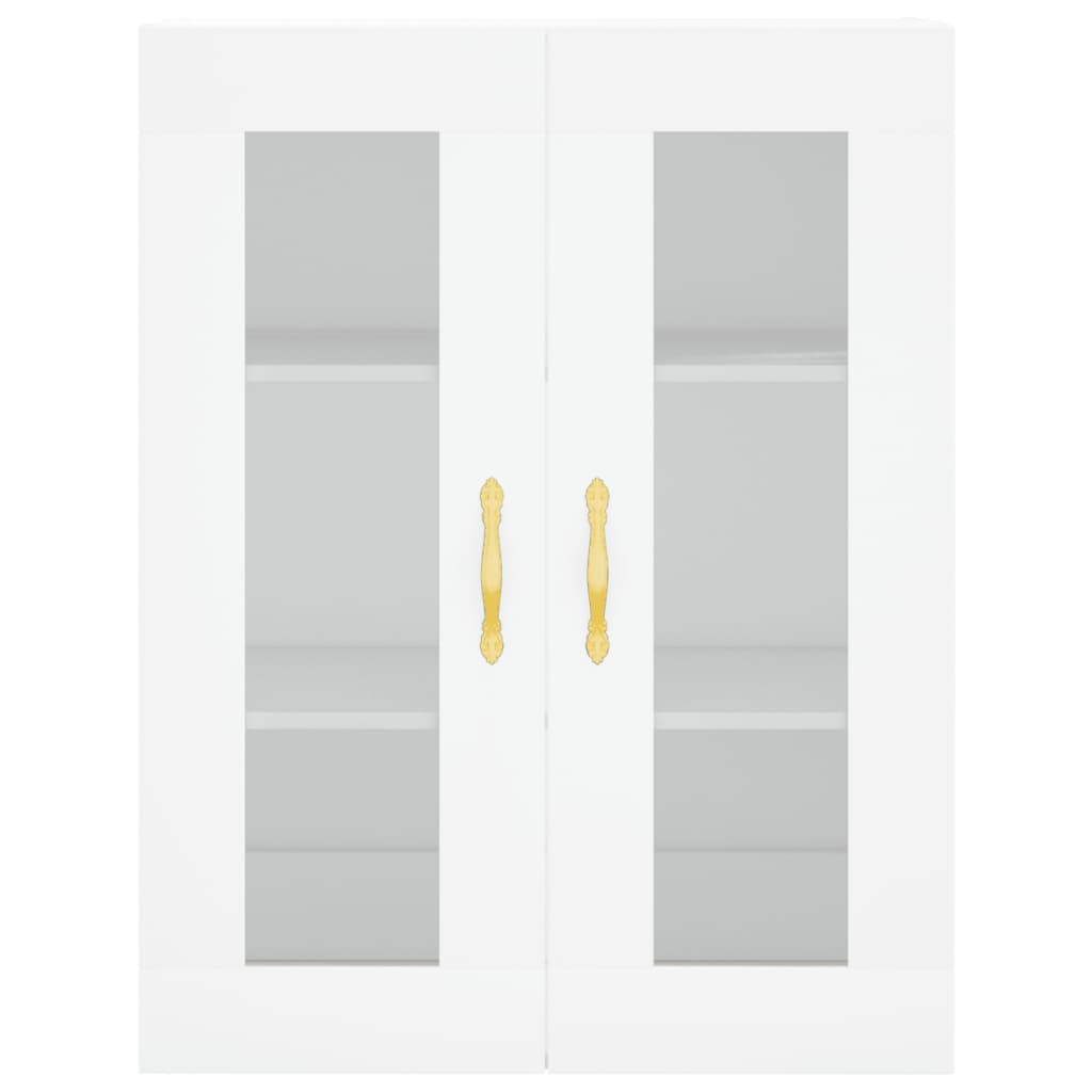 vidaXL Dulap înalt, alb, 69,5x34x180 cm, lemn compozit