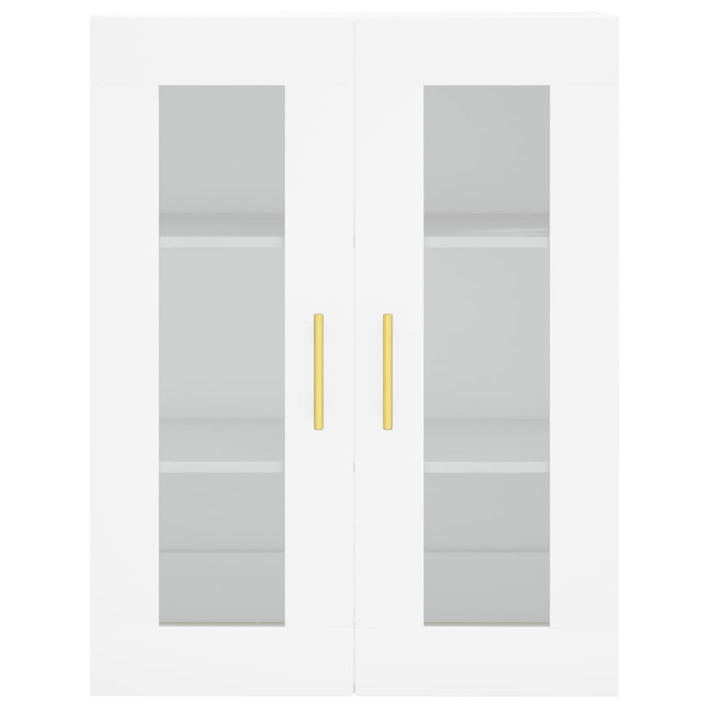 vidaXL Dulap înalt, alb, 69,5x34x180 cm, lemn compozit