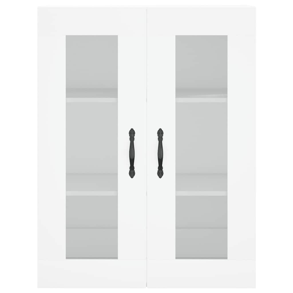 vidaXL Dulap înalt, alb, 69,5x34x180 cm, lemn compozit