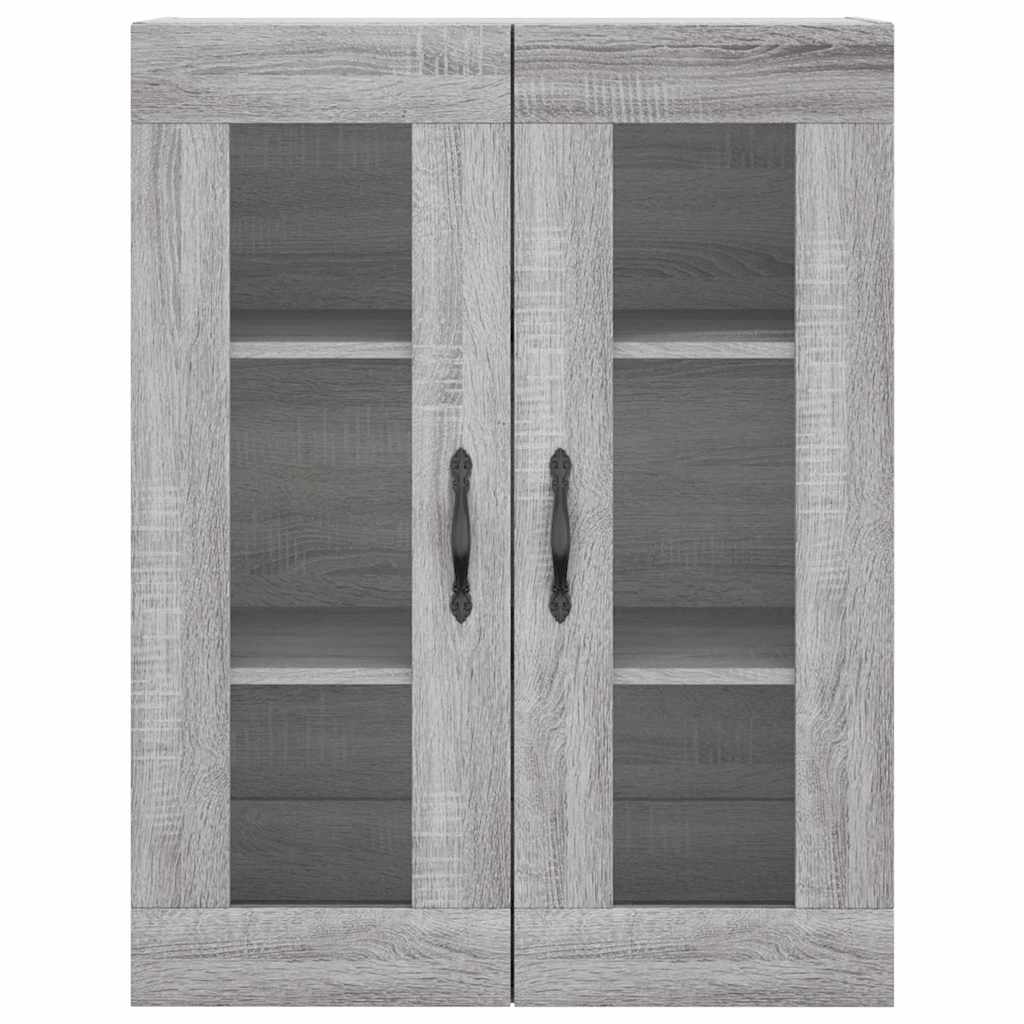 vidaXL Dulap înalt, gri sonoma, 69,5x34x180 cm, lemn compozit