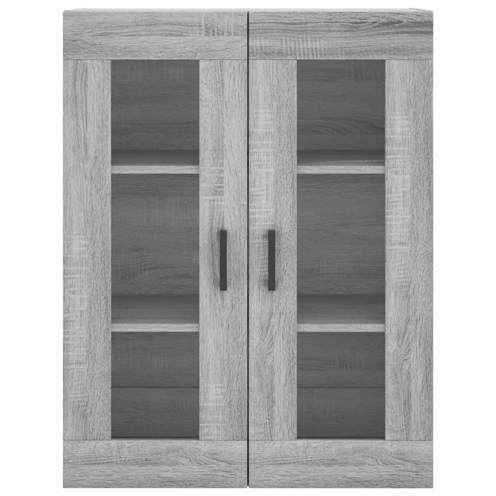 vidaXL Dulap înalt, gri sonoma, 69,5x34x180 cm, lemn compozit