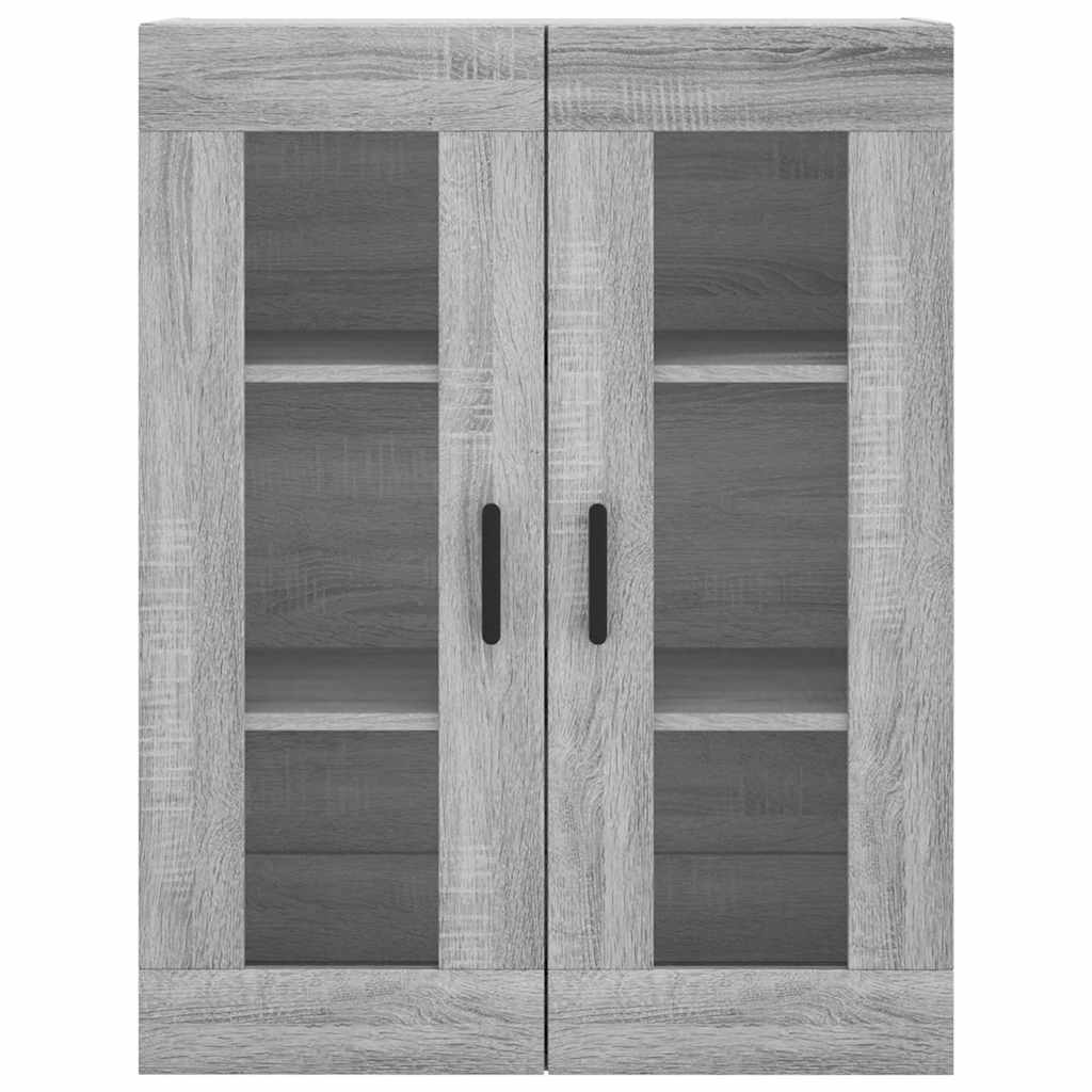 vidaXL Dulap înalt, gri sonoma, 69,5x34x180 cm, lemn compozit