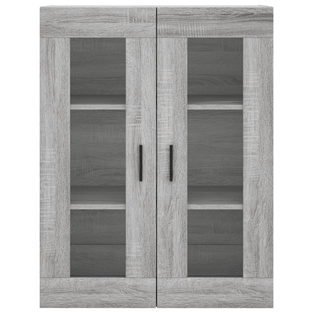 vidaXL Dulap înalt, gri sonoma, 69,5x34x180 cm, lemn compozit