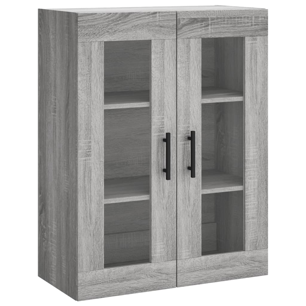 vidaXL Dulap înalt, gri sonoma, 69,5x34x180 cm, lemn compozit