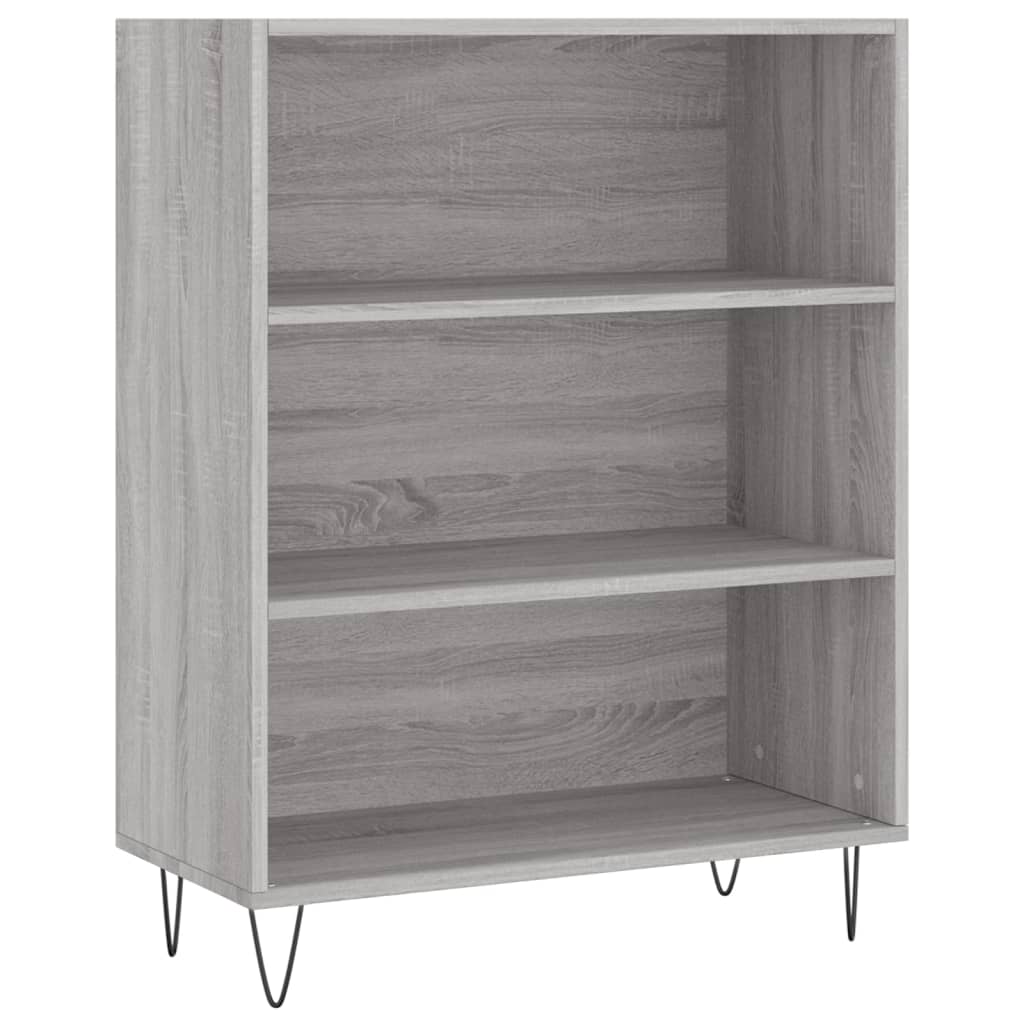 vidaXL Dulap înalt, gri sonoma, 69,5x34x180 cm, lemn compozit