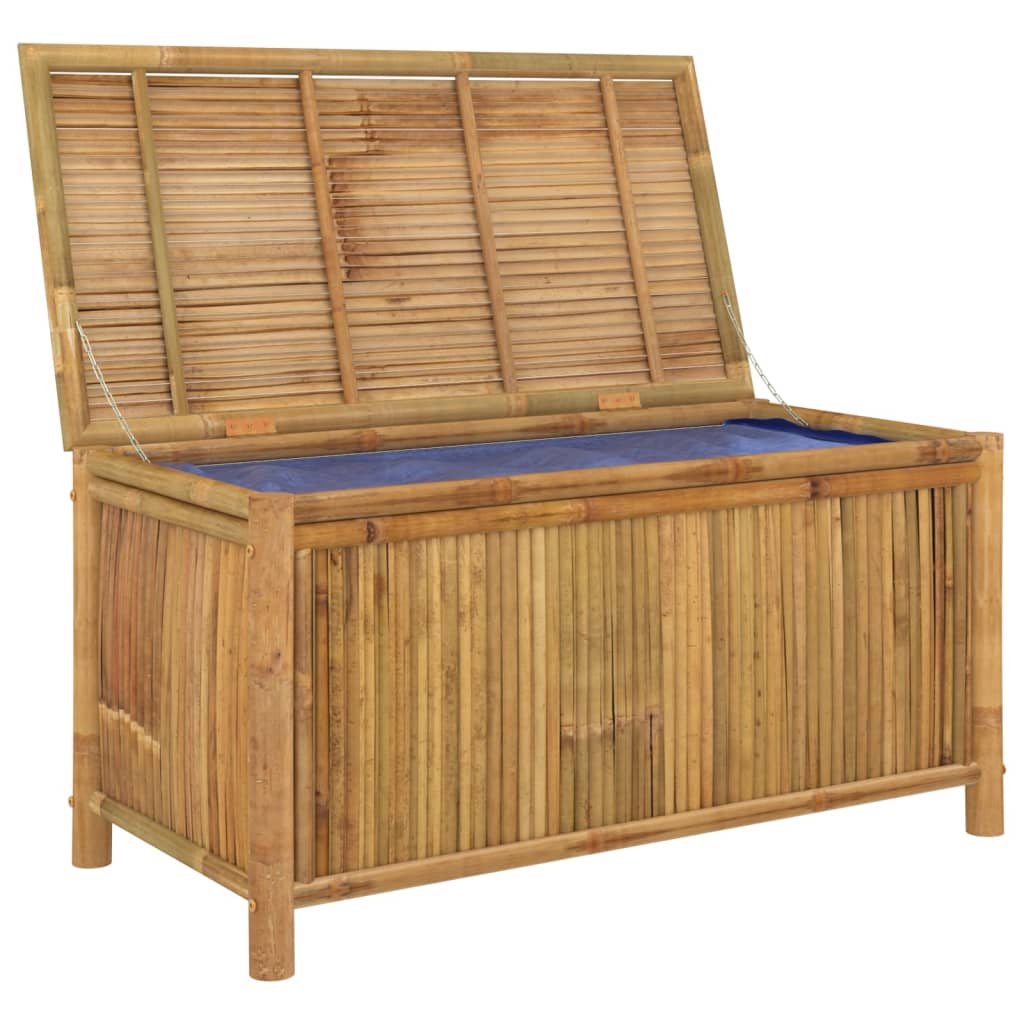 vidaXL Cutie de depozitare de grădină, 110x52x55 cm, bambus vidaXL Cutie de depozitare de grădină, 110x52x55 cm, bambus