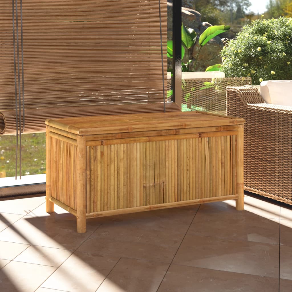 vidaXL Cutie de depozitare de grădină, 110x52x55 cm, bambus vidaXL Cutie de depozitare de grădină, 110x52x55 cm, bambus