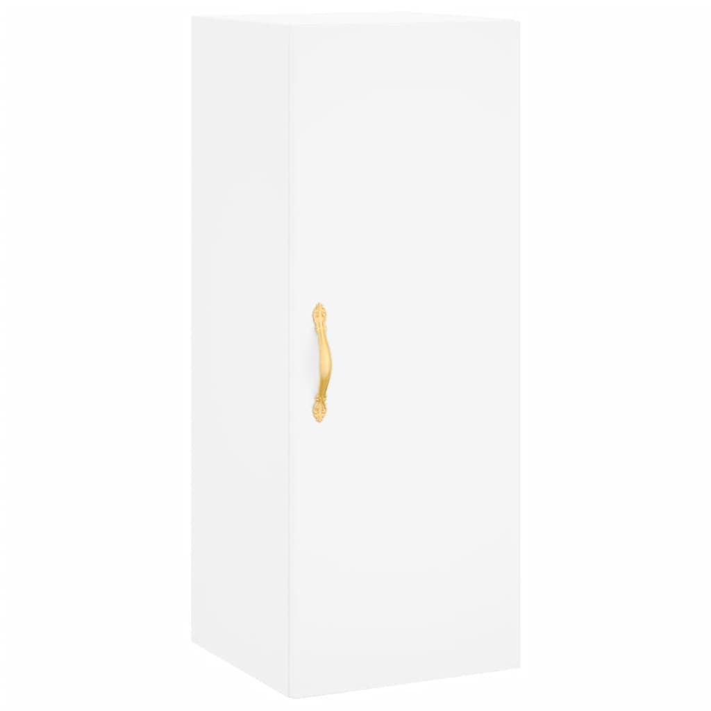 vidaXL Dulap înalt, alb, 34,5x34x180 cm, lemn prelucrat vidaXL Dulap înalt, alb, 34,5x34x180 cm, lemn prelucrat