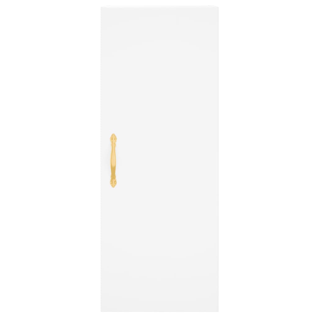 vidaXL Dulap înalt, alb, 34,5x34x180 cm, lemn prelucrat vidaXL Dulap înalt, alb, 34,5x34x180 cm, lemn prelucrat